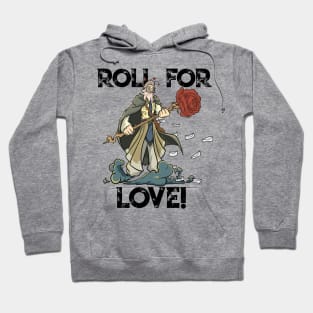 Roleplaying RPG Valentines Day TableTop D20 Dice Wizard Gift Hoodie